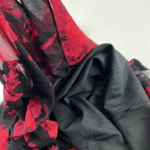 Nikki Collection elegant full length flared dress with sequins - Picture 6 of 8